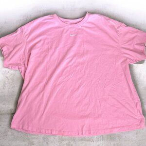 Nike Women’s Plus Size Pink Loose Fit Short Sleeve Size 3X